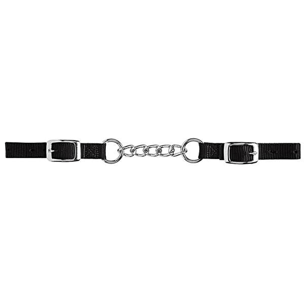 Gourmette de mors nylon et chaîne maillon simple, Weaver Leather