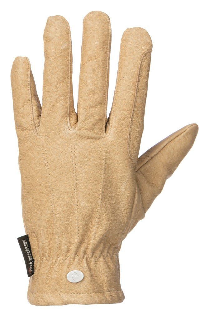 Gants cuir Equithème, doublés polaire