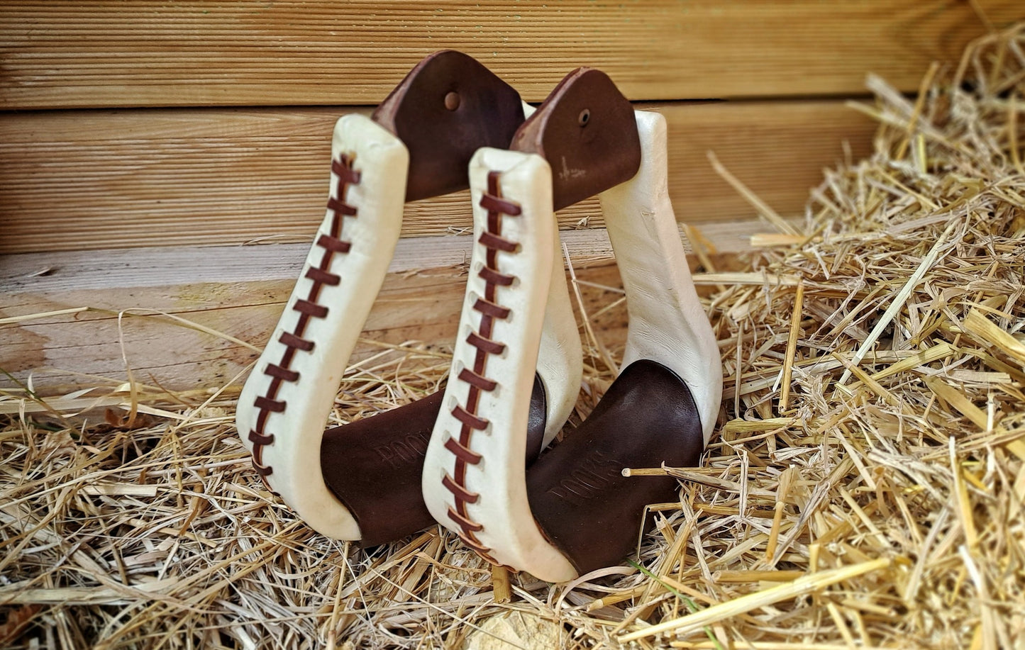 Etriers Western Rawhide + Cuir POOL'S