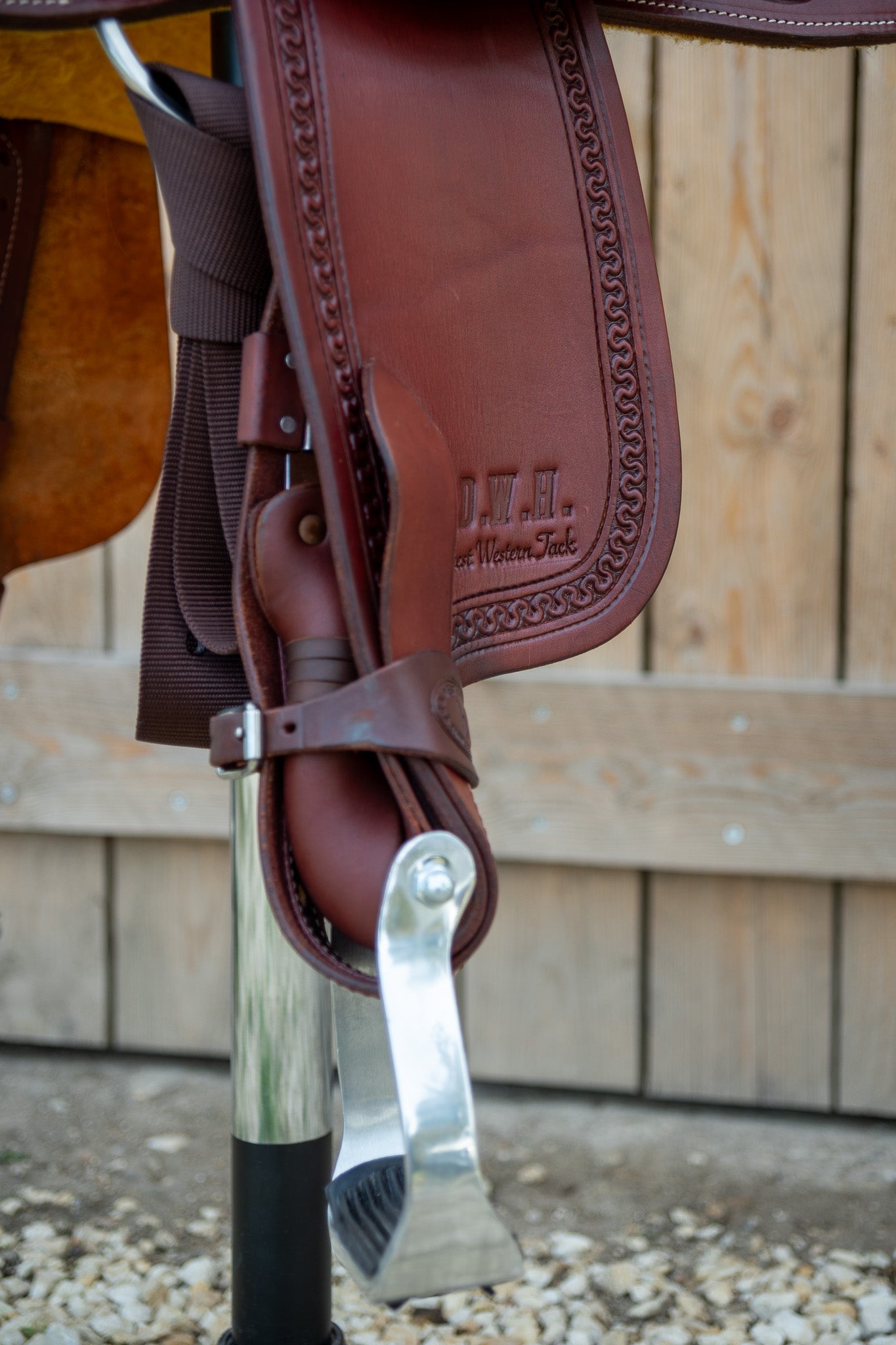 Selle CDWH Roundskirt Flowers, by Westcoast - Dark Chesnut