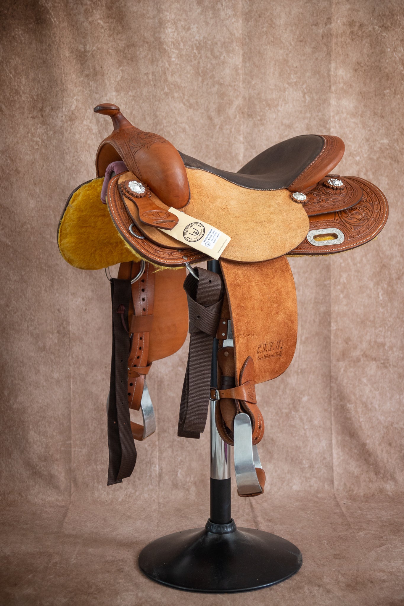Selle CDWH Versatile Flowers Rough-out (by Westcoast) Chesnut