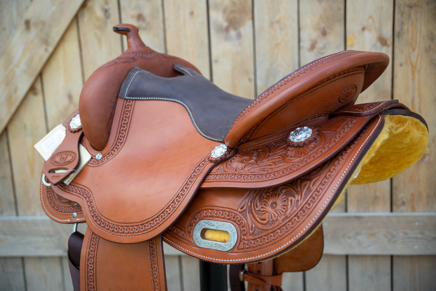 Selle CDWH Roundskirt Flowers, by Westcoast - Chesnut
