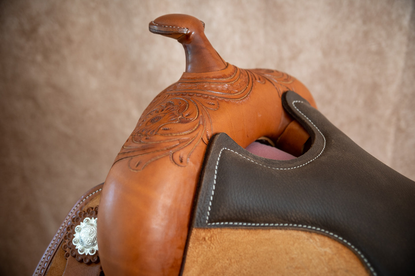 Selle CDWH Versatile Flowers Rough-out (by Westcoast) Chesnut