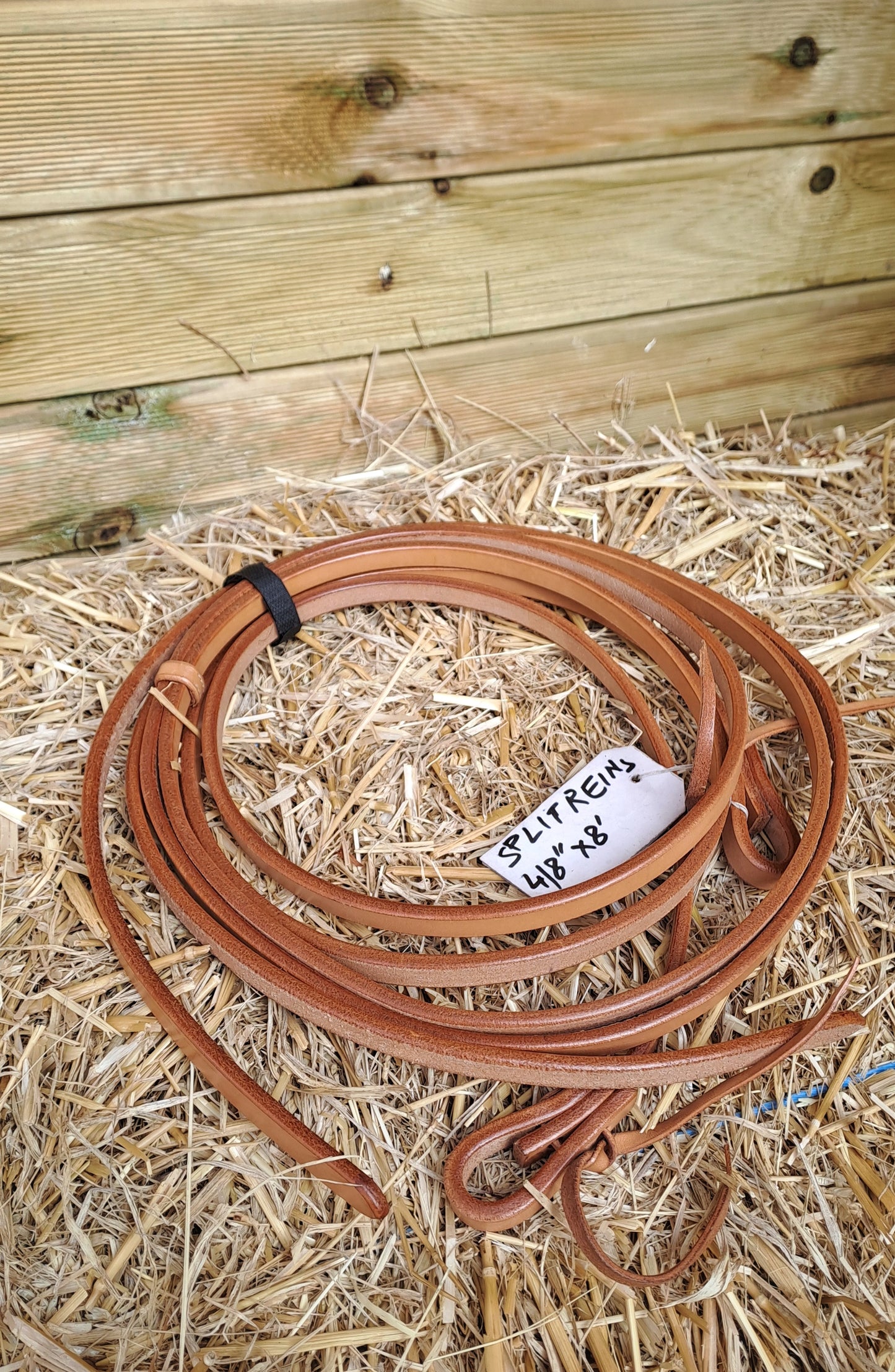 Rênes ouvertes Cuir clair 1.3cm x 2.40m