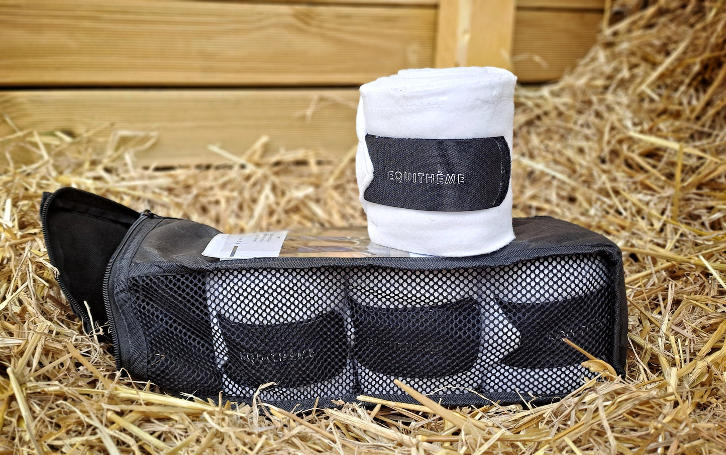 Bandes de polo haute qualité Equithème, set de 4