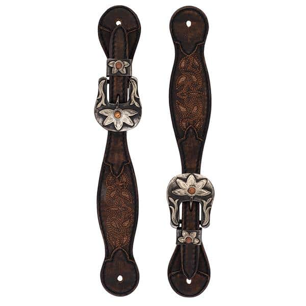 Lanières d'éperons Femme Frontier Tack "Turquoise Cross" by - Weaver Leather
