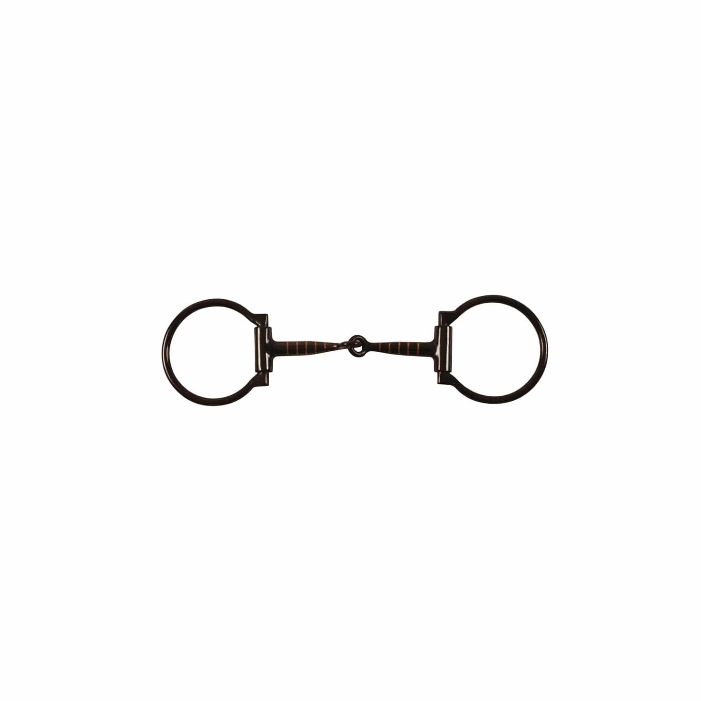 Black iron snaffle bit inserts Pool's T125