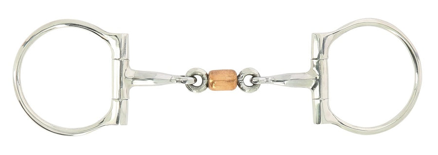 Mors Snaffle double brisure (roulette cuivre) by Feeling, 2 tailles