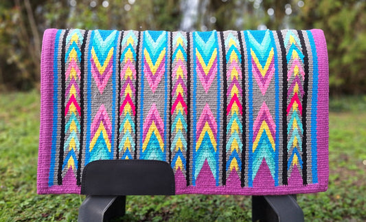 Show blanket Laine vierge 100% Tissé main