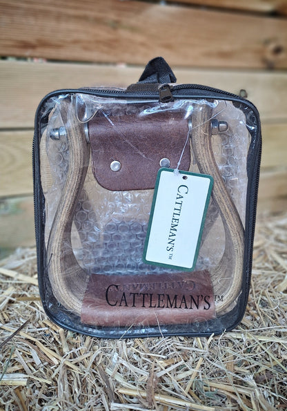 Etriers de show bois Cattlemans's (glossy ou mat)