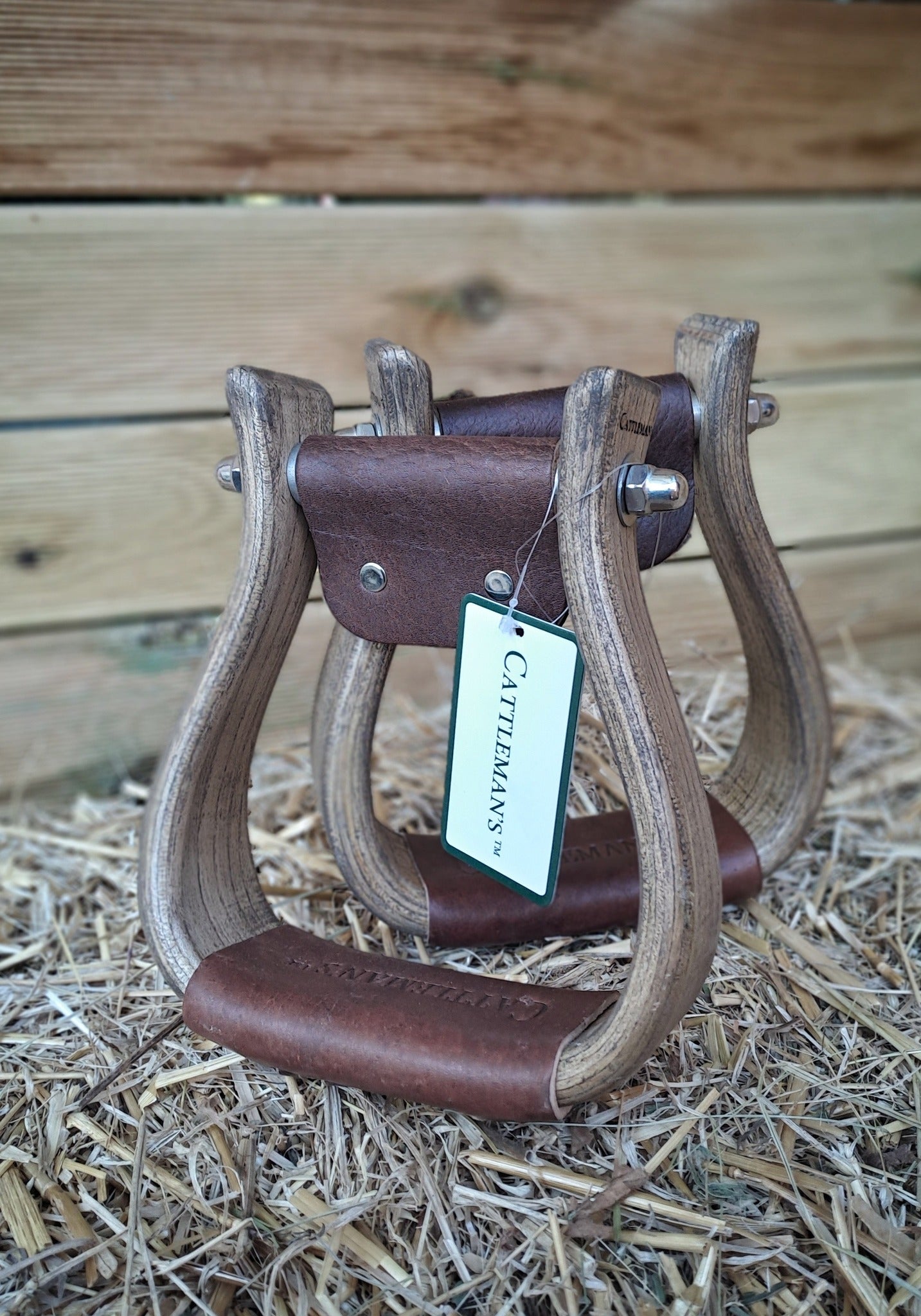 Etriers de show bois Cattlemans's (glossy ou mat)