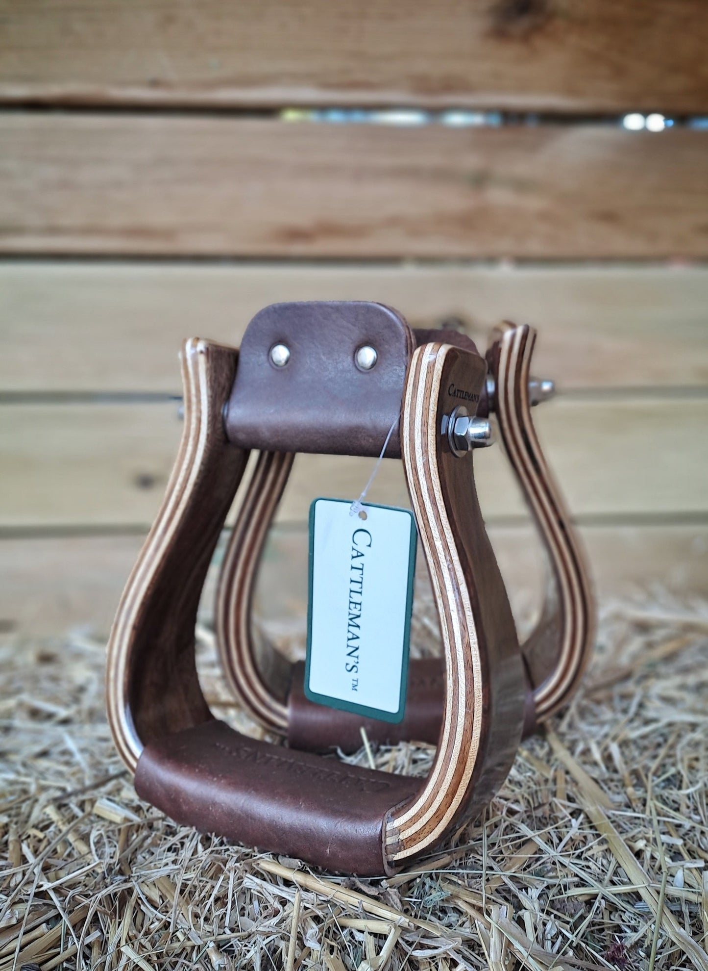 Etriers de show bois Cattlemans's (glossy ou mat)