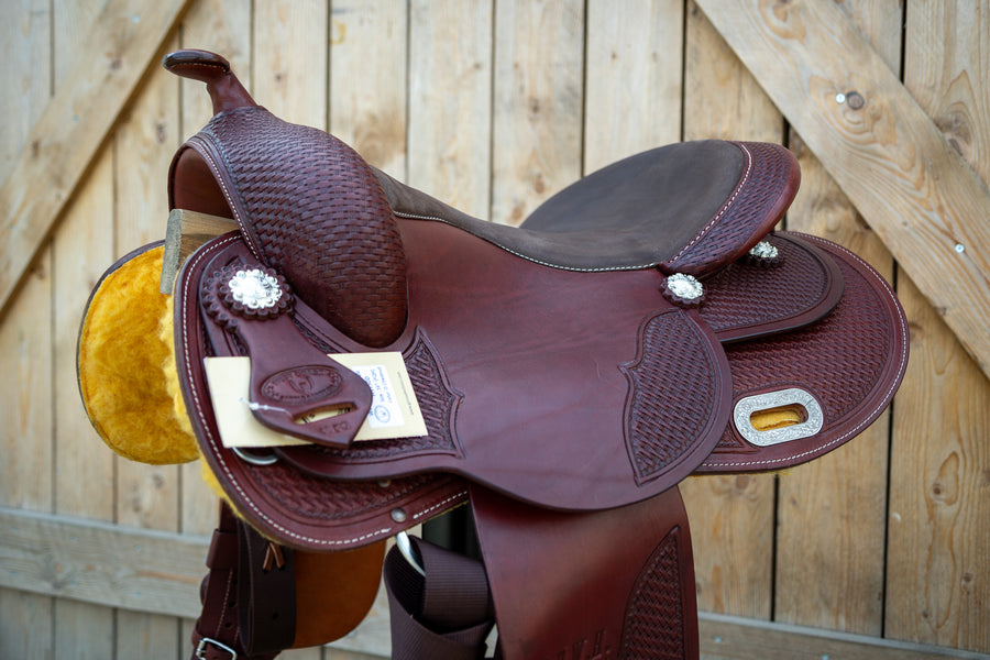 Selle CDWH Roundskirt Basket, by Westcoast  16'' - Dark Chesnut