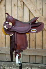 Selle CDWH Roundskirt Flowers, by Westcoast - Dark Chesnut