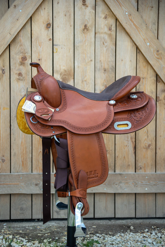 Selle CDWH Roundskirt Flowers, by Westcoast - Chesnut