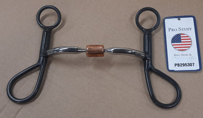 Mors anatomique Argentine cheek, rouleau cuivre, PRO STUFF