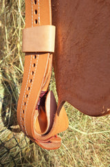 Paire de fenders Pullman twistés en cuir Hermann Oak - Natural