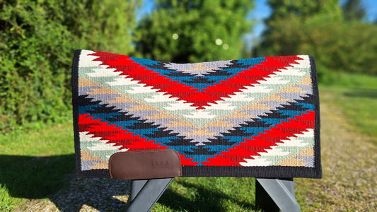Blanket DÉGAROTTÉ 100% Laine - Base Flag USA